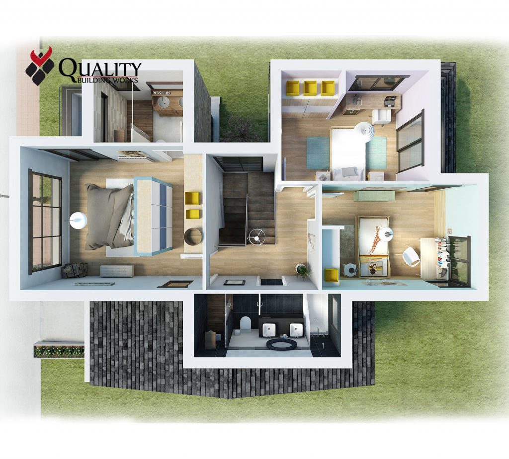 planta primera B - BITRAKO constructora